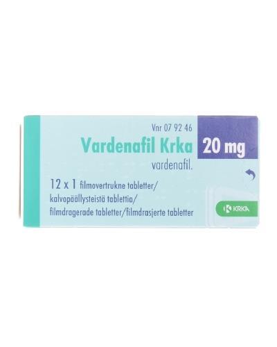 Vardenafil krka 20 mg
