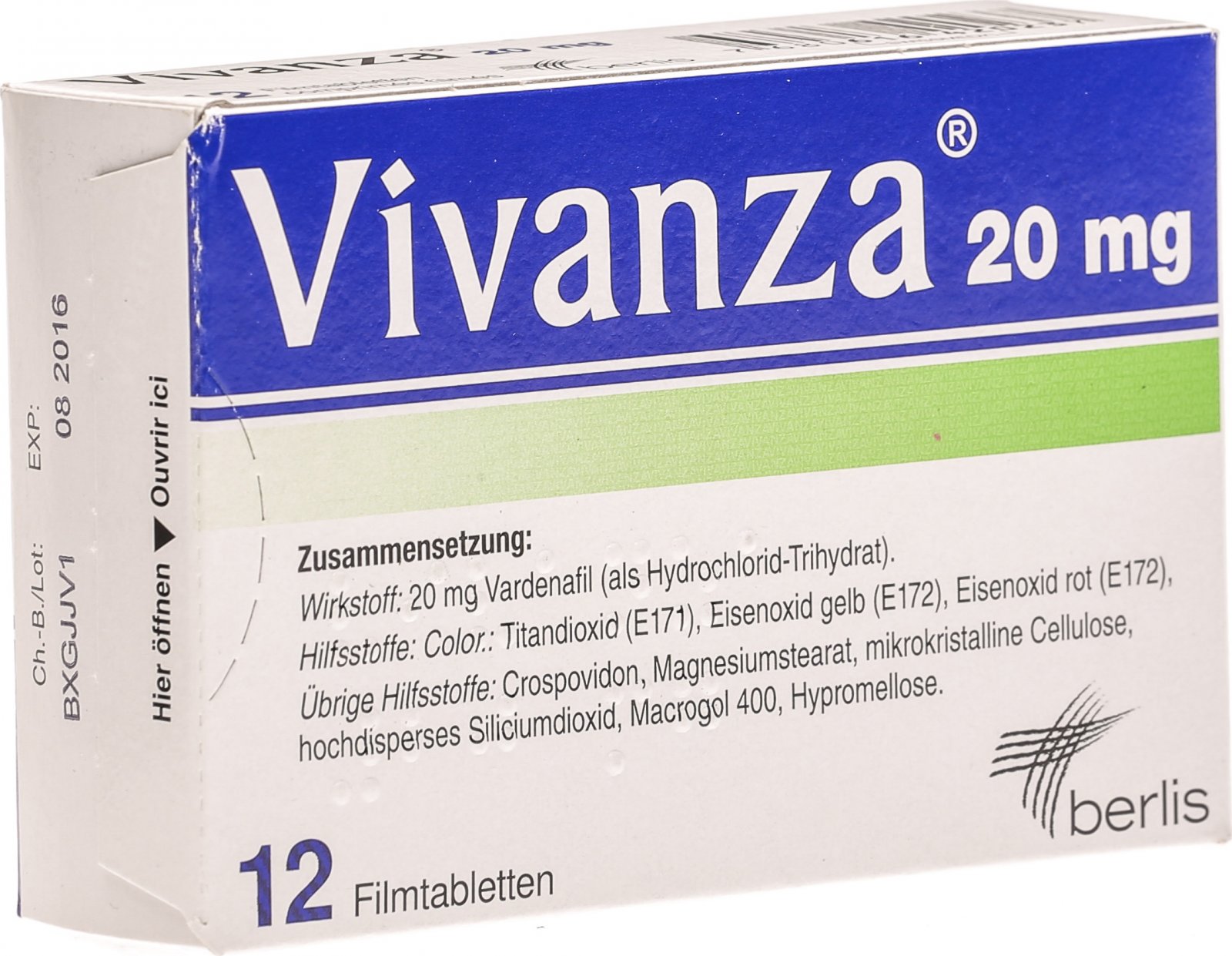 Vivanza 20 Mg Avis