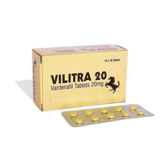 vilitra vardenafil tablets 20 mg