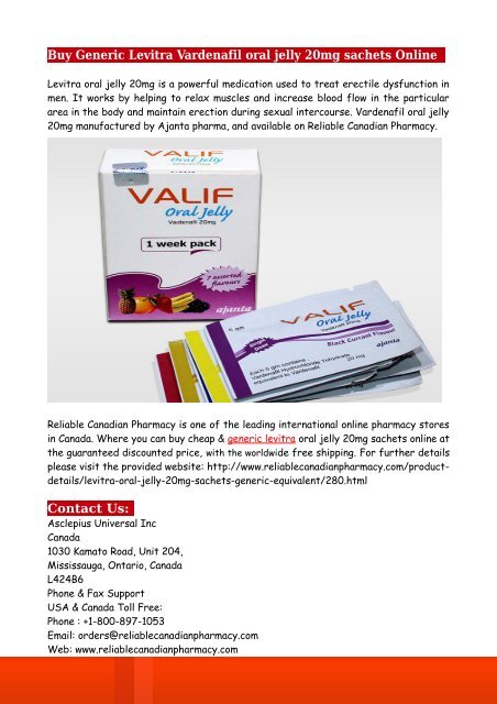 Generic levitra online pharmacy