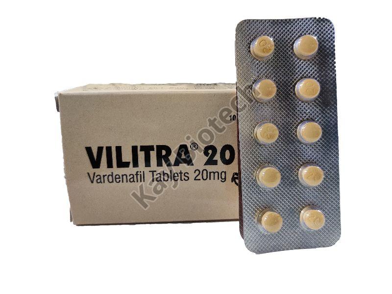 Vilitra Vardenafil Tablets 20 Mg