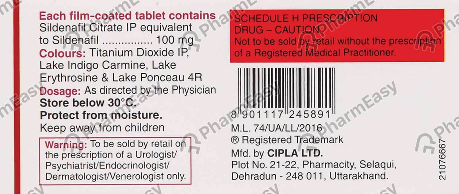 Silagra Cipla Price In India