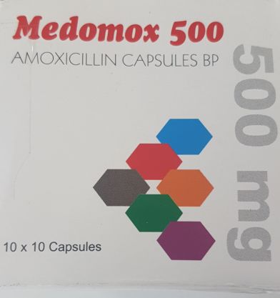 Amoxicillin Capsules Bp 500mg