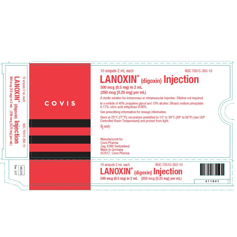 Lanoxin digoxin 0.25mg