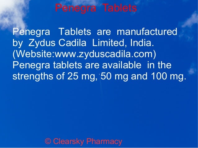 Penegra generic